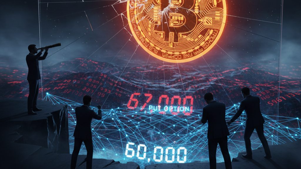 Bitcoin Drops to $67K After Failed $70K Bounce as Traders Hedge Downside