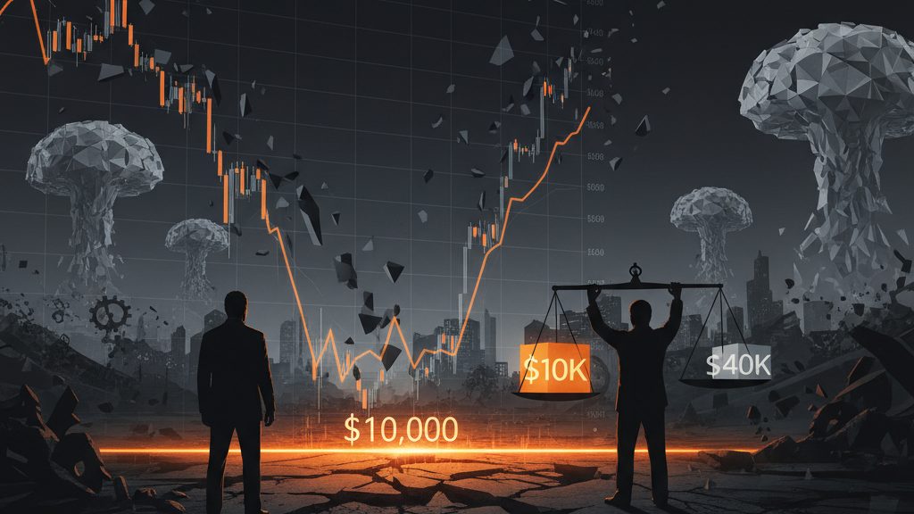 Bloomberg’s McGlone Calls $10K Bitcoin – Peers Say Nuclear War